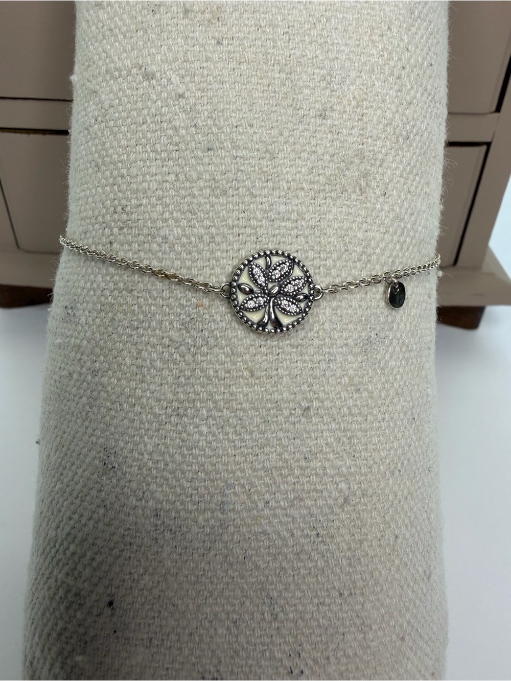 RETIRED Pandora Tree of Life Silver Bracelet.  Size 6.7